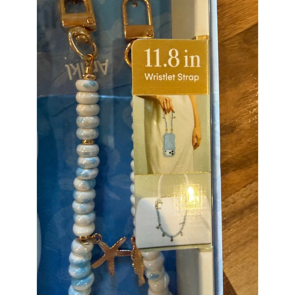 Artikl iPhone 17 Pro Max Case Ocean Mist Wristlet Bundle Blue New MagSafe Strap